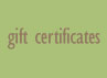Cleaning Gift Certificates