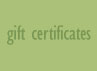 Cleaning Gift Certificates